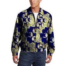 Load image into Gallery viewer, Fashion Men African Clothing Pattern Style Print Men Jacket African Clothes Man Outerwear Dashiki Coats Clothing Customized